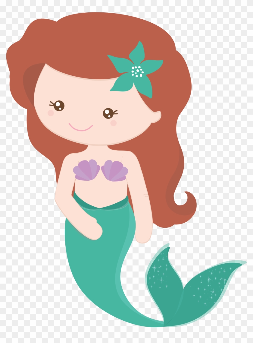 Mermaid Clipart Cartoon Mermaid - Ellegance The Mermaid #349238