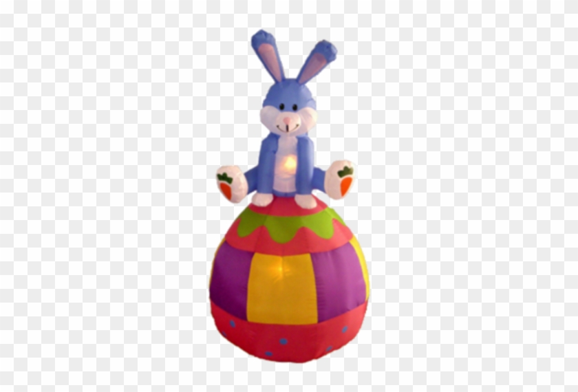 Inflatable Easter Bunny Over Egg Party Rental In Los - Easter #352572