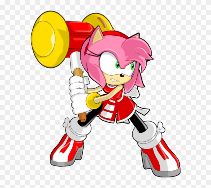 Download HD Amy Rose Render By Jaysonjeanchannel - Sonic Amy Rose Render  Transparent PNG Image 