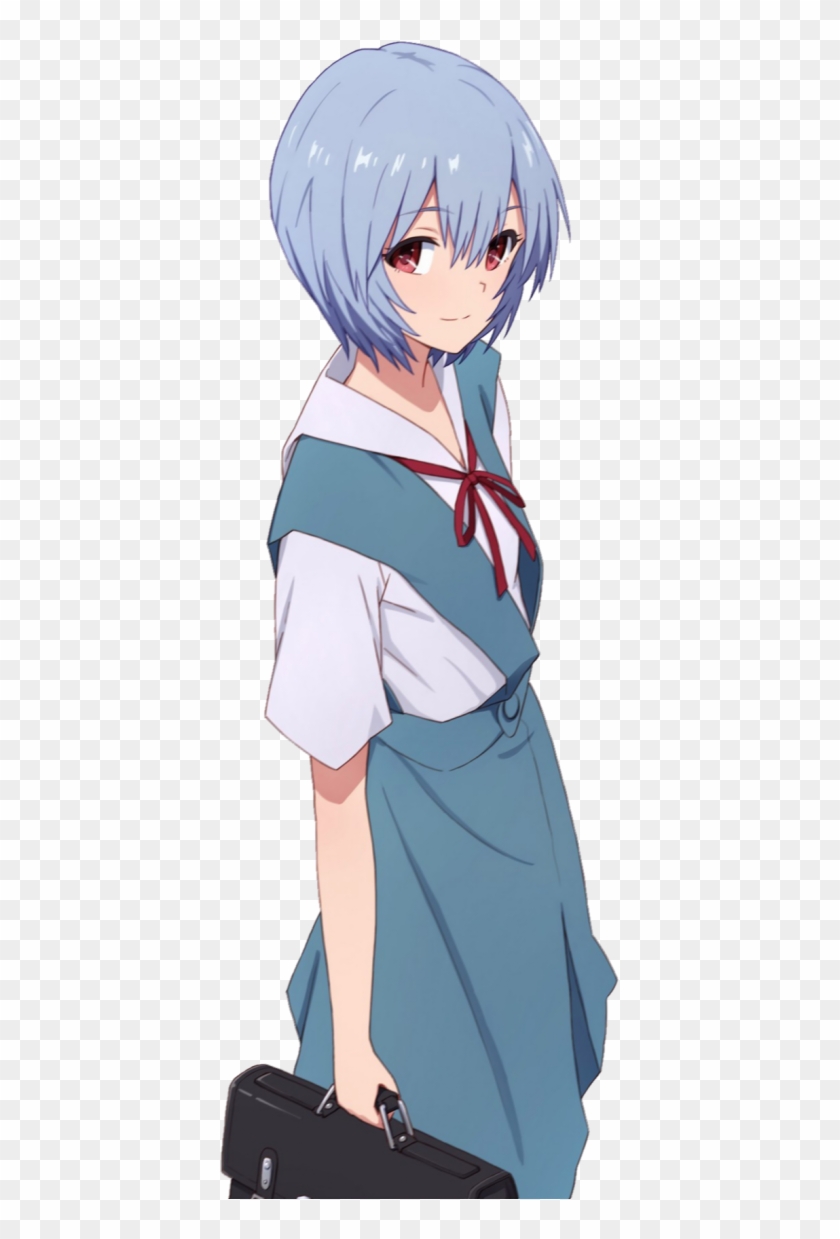 436kib, 700x1196, Cirno Schoolgirl - Rei Ayanami Fan Art #353758