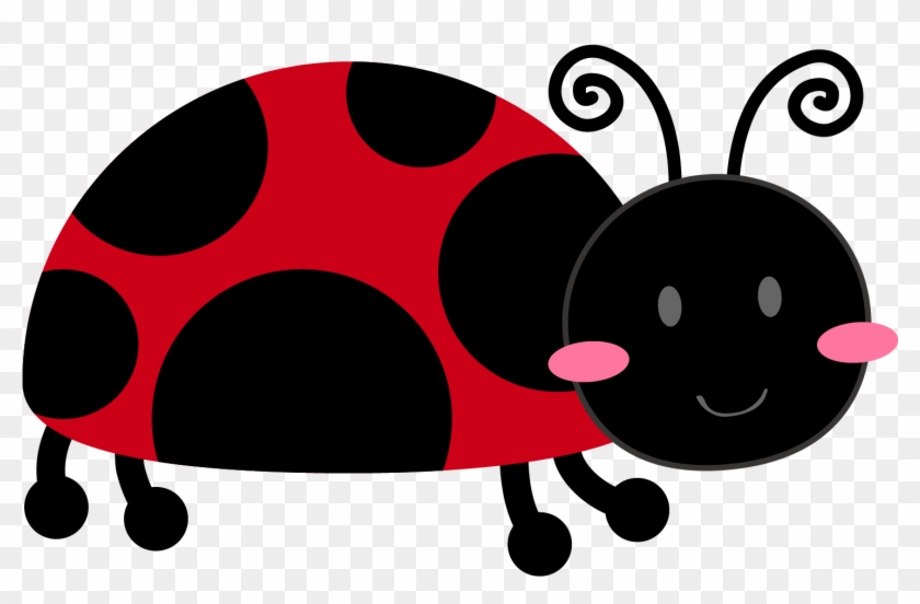 Girl And Ladybugs Clip Art - Lady Bug Clip Art #354245