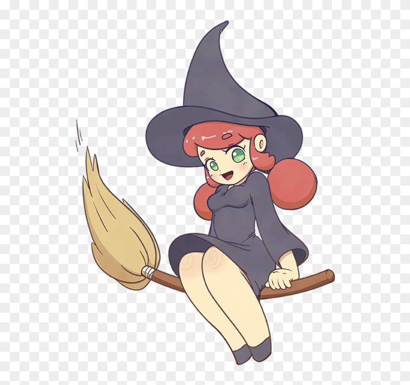 Kawaii Witch Doodle By Christina - Cartoon #355995