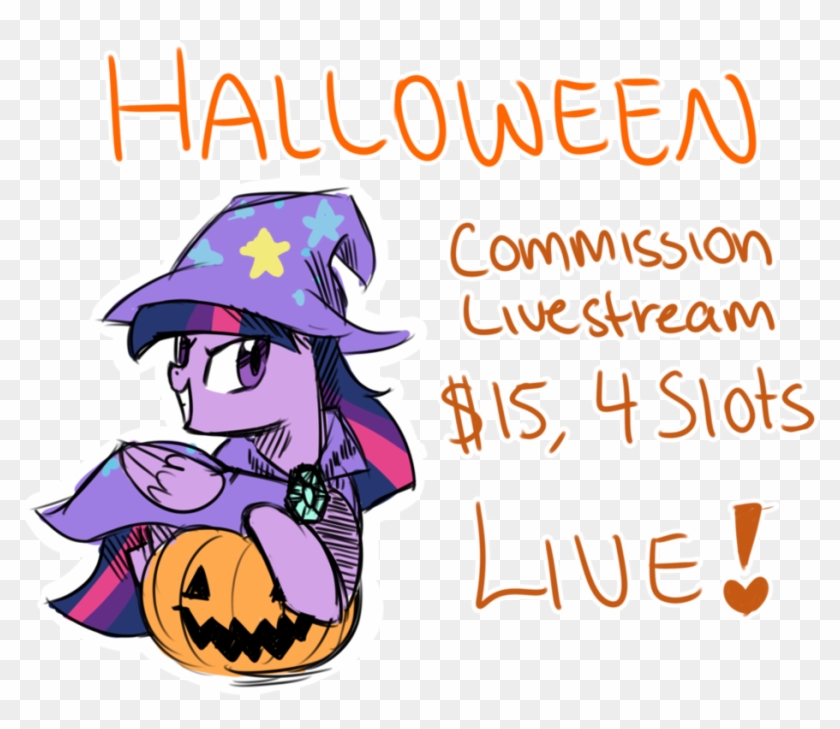 Kawaii Halloween Commission Livestream By Kaji-tanii - Cartoon #356054