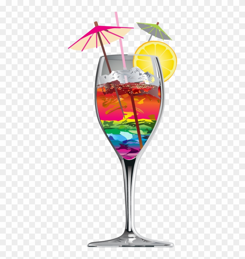 Cocktail Garnish Wine Glass Clip Art - Cocktail Garnish Wine Glass Clip Art #357588