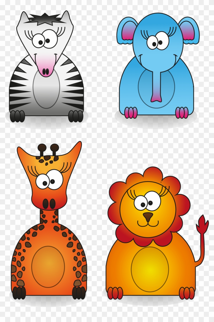 Giraffe Lion Zoo Clip Art - Giraffe Lion Zoo Clip Art #358644