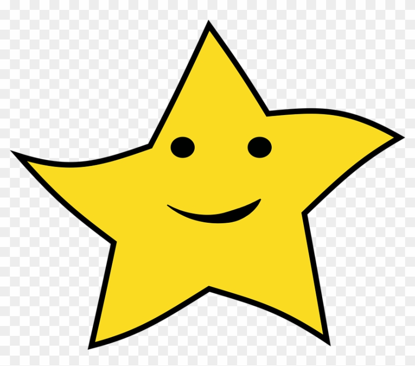 Cartoon Stars Clipart 5, - Smiley #358755