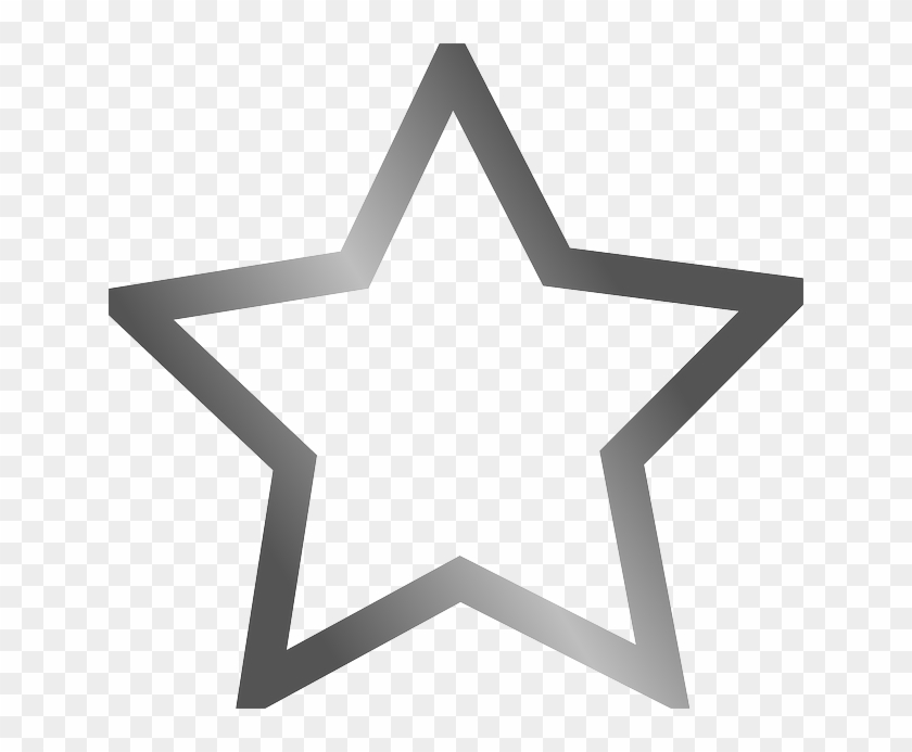 Grey Star, Favorite, Bookmark, Gray, Grey - Star Icon #360505