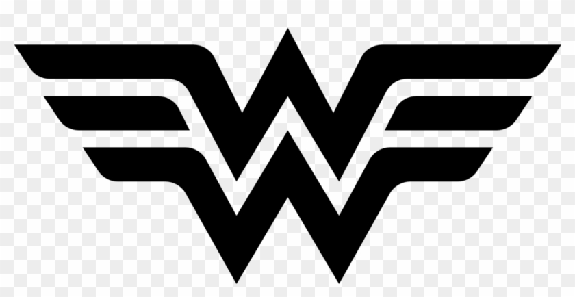 Wonder Woman Logo Outline