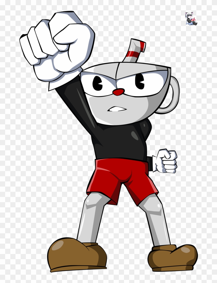 Cuphead Clipart Main Character in Cupheadshow (Instant Download