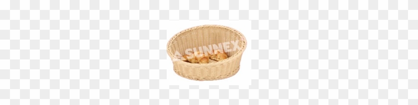 Corbeille Rond En Rottan Beige - Storage Basket #364255