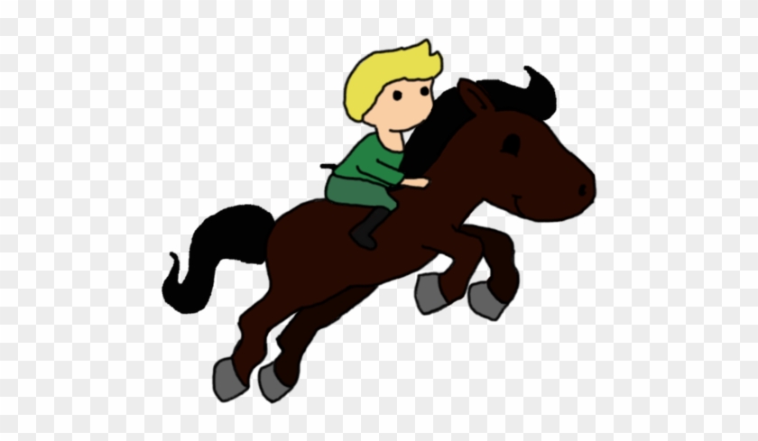 Niall On A Horse Cartoon - Cartoon #364777