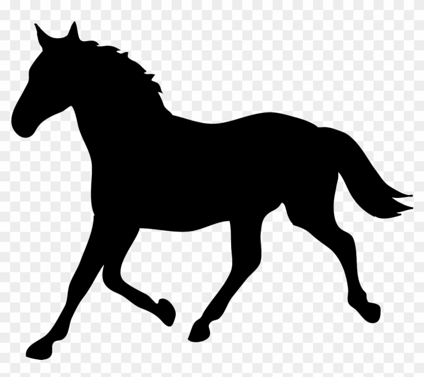 Tennessee Walking Horse Silhouette Equestrian Horse - Horse Silhouette Clip Art Free #364830