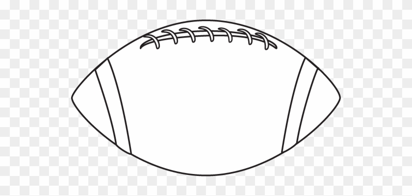 Black And White Football Clip Art - Circle #364914