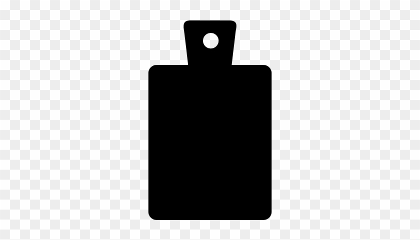 Cutting Board Black Rectangular Silhouette Of The Tool - Bottle Silhouette Png #366505