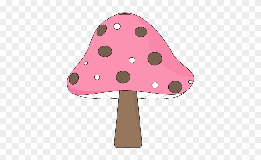 Pink And Brown Mushroom - Pink Mushroom Clipart #368561