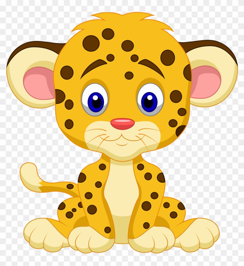 Jungle Clipartcute Clipartclipart Babysmall - Imagen De Un Leopardo Animado #368796