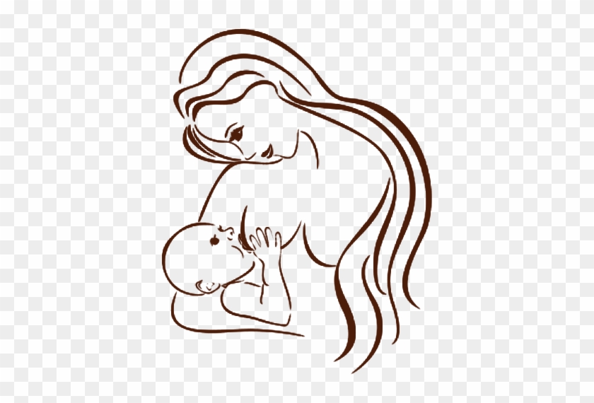 Mother's Day Infant Breastfeeding Clip Art - Breastfeeding #369901