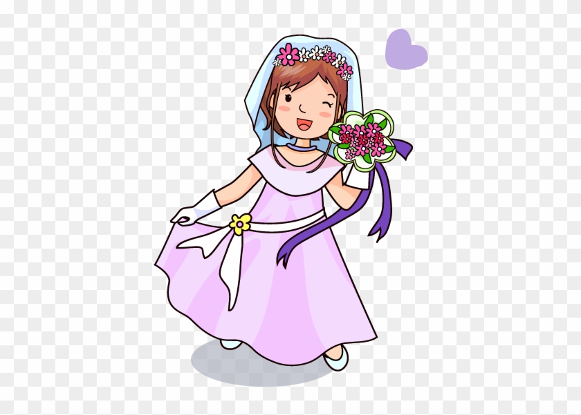 Cartoon Bride Clip Art - Cartoon Bride Clip Art #370935