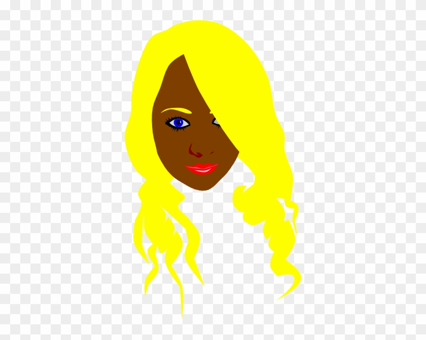 Blonde With Blue Eyes Clip Art - Clip Art #371218