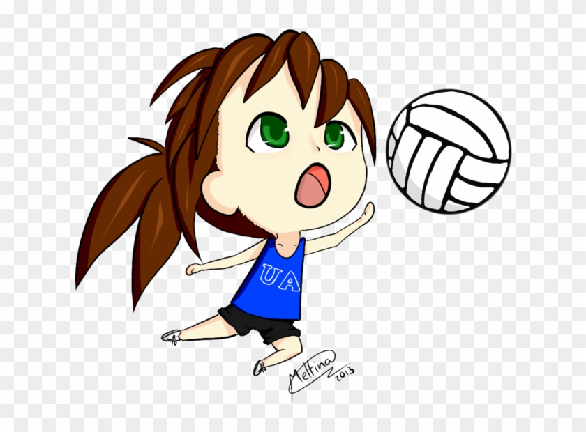 Voley Chibi Girl By Melfina93 - Drawing #372222