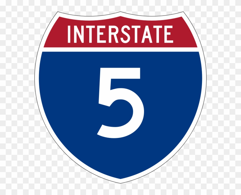 Numbering Conventions For The Interstate System Are - Interstate 5 Logo #373201