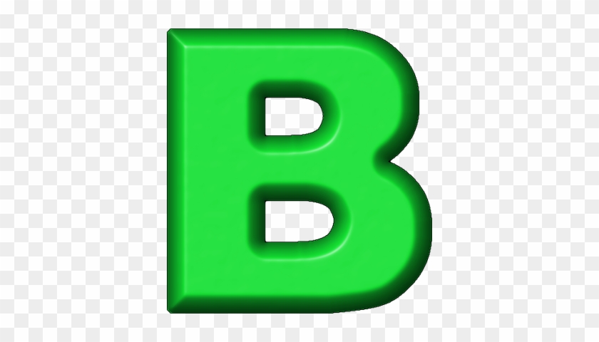 Green Letter B - Letter B In Green - Free Transparent PNG Clipart Images  Download
