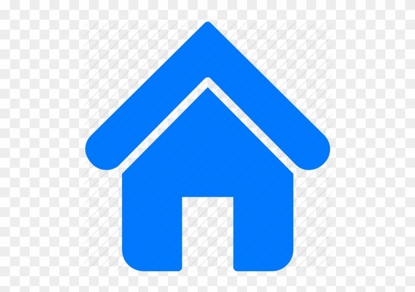 Villa Clipart Real Estate House - Home Icon Blue Png #373453