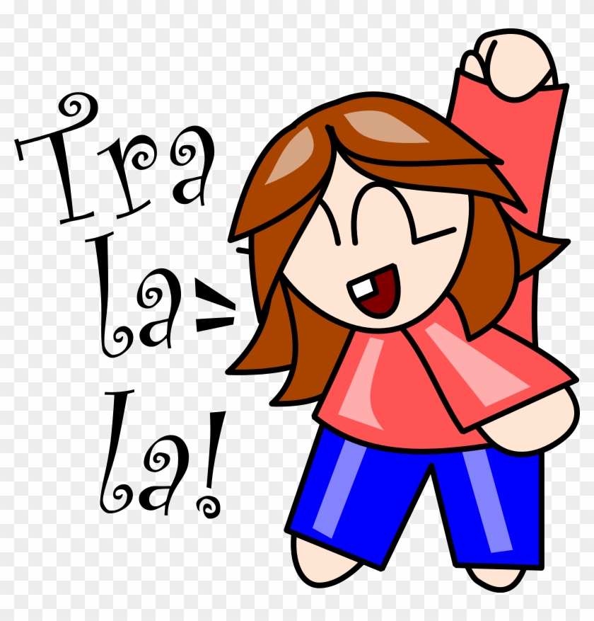 Clip Art Tags - La La La Cartoon #373954