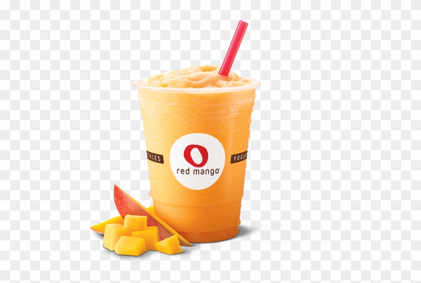 Red Mango Yogurt And Smoothies Clipart - Tropical Mango Red Mango #374166