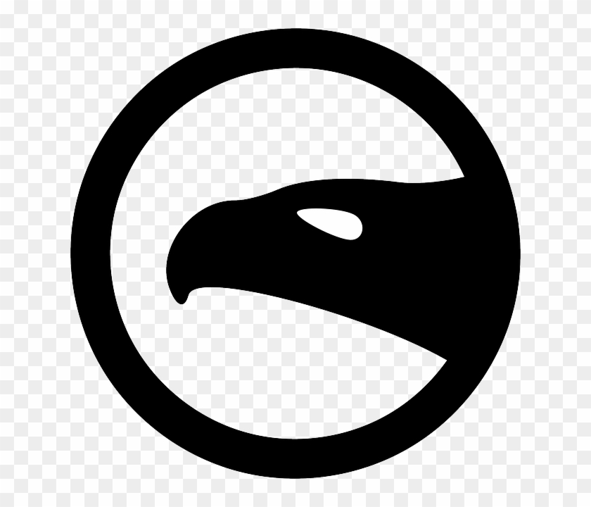 Eye, Silhouette, Cartoon, Eagle, Free, Logo - Metro Symbol #374804