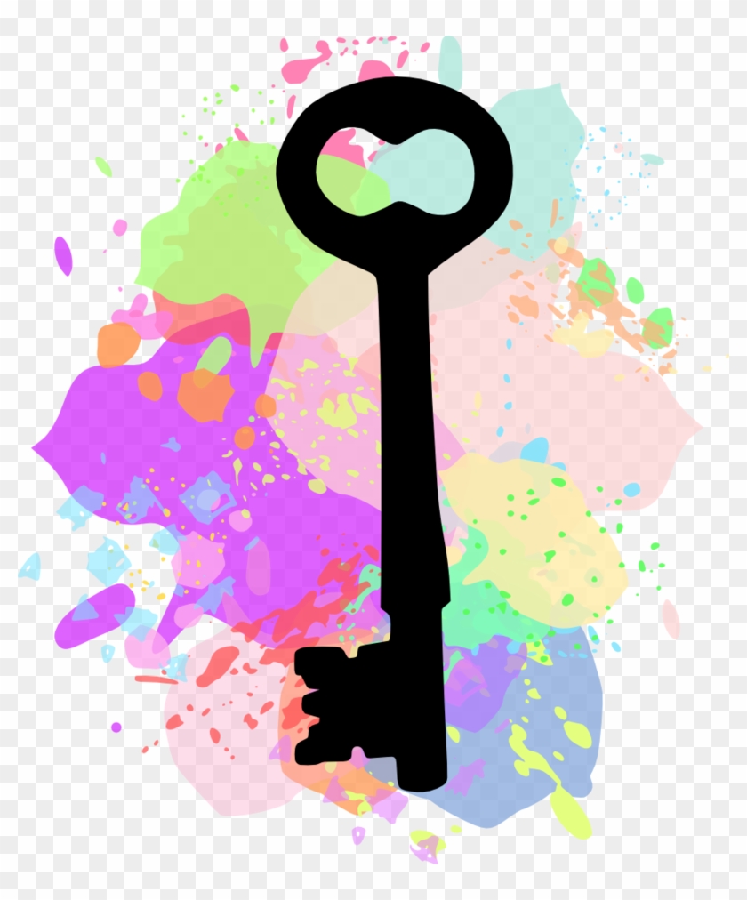 Watercolor Key By Angelsfallfar - Watercolor Key By Angelsfallfar #375923