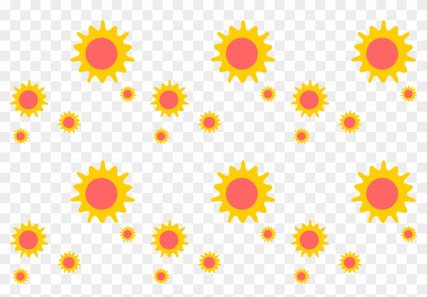 Cartoon Sun Pattern - Cartoon #376331