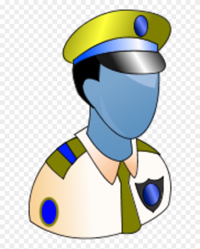 Vector Clip Art - Police Man #376566