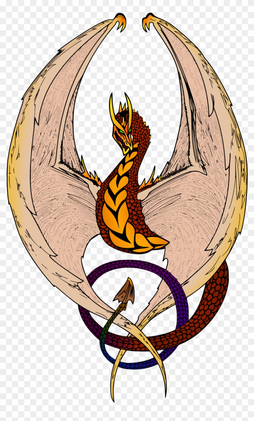 Public Domain Clip Art Image - Cartoon Wyvern #379031