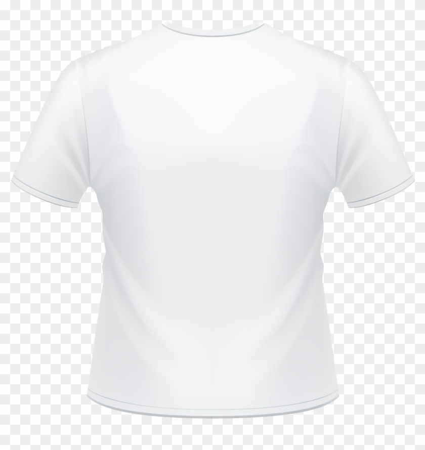 White Blank T-shirt Front And Back Template Mockup Design 2326899 ...