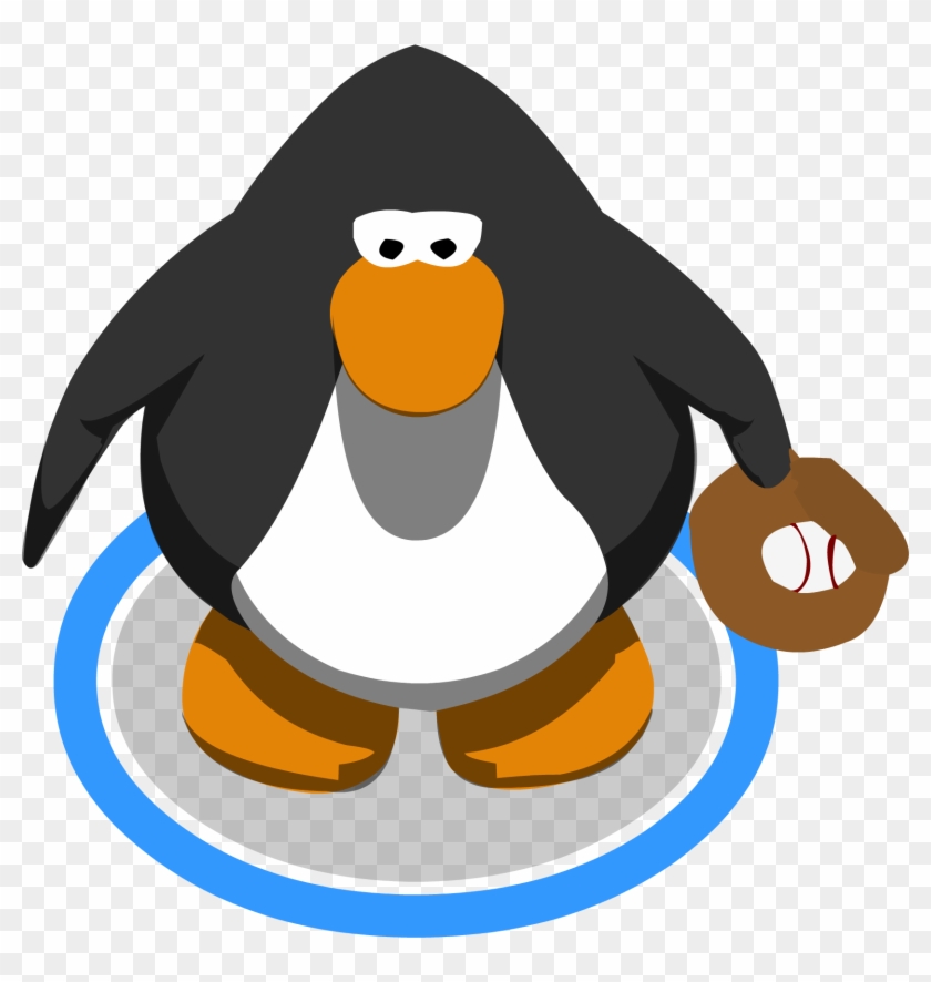 Baseball Glove In-game - Club Penguin 3d Penguin #379720