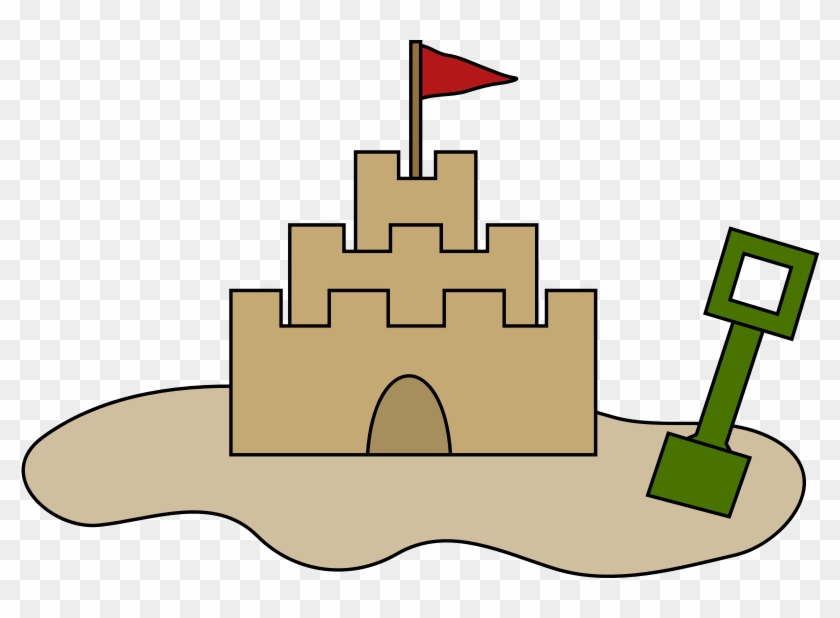 Banner Free Sand Castle - Sand Castle Clipart Png #381146