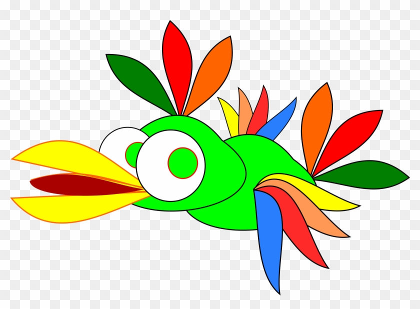 Funny Parrot Clipart - Papagaio #381572