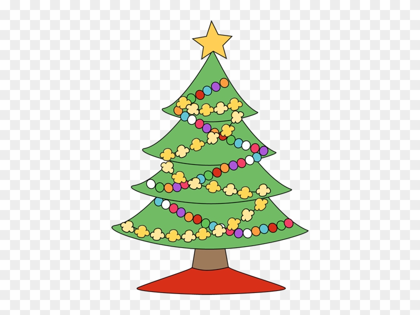 Christmas Lights Christmas Tree Clipart - Christmas Decorations Using Office Supplies #383310