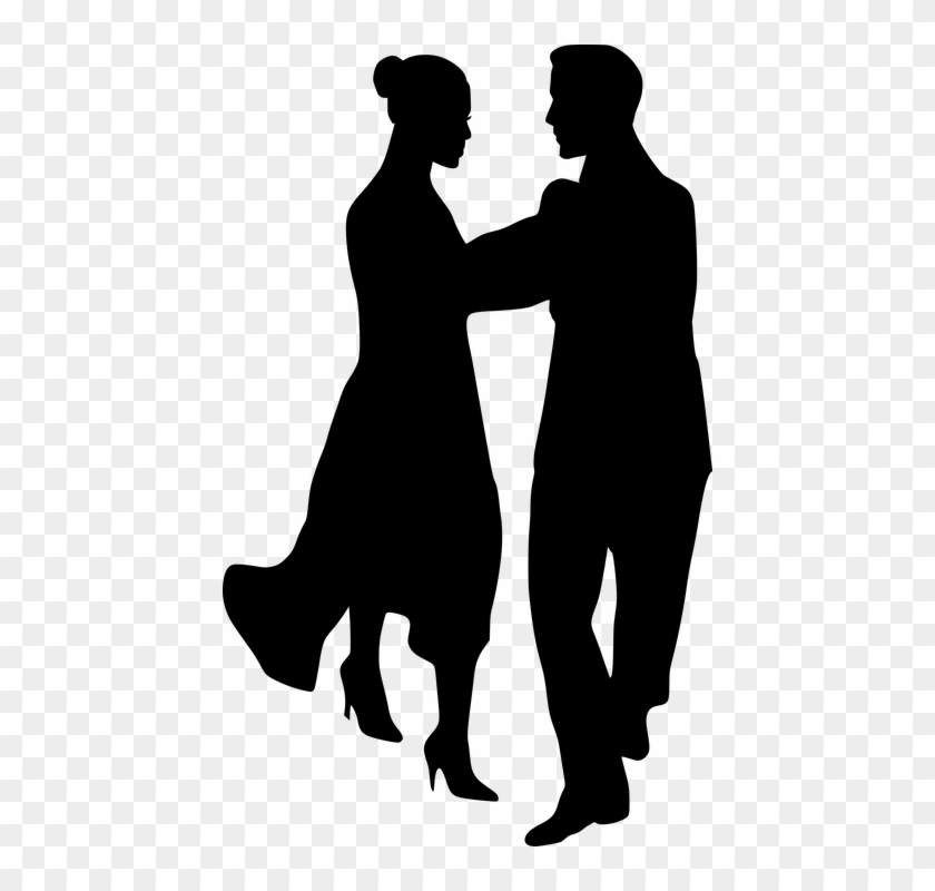 Couple, Dance - - Silhouette De Couple De Danseur #383532