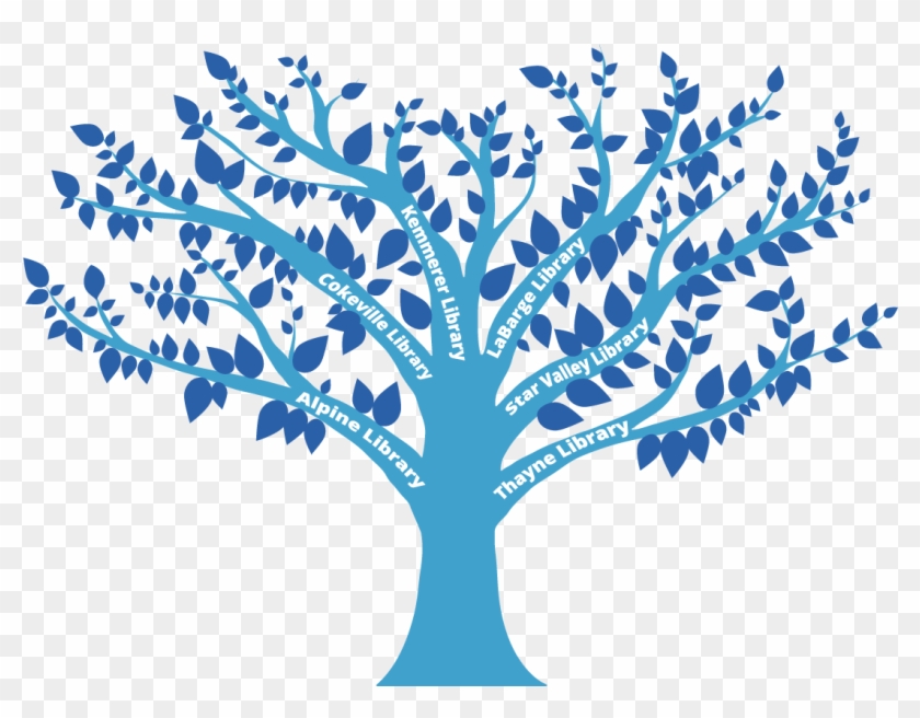 Blue Tree Clip Art #384072