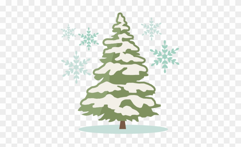 winter christmas tree clipart