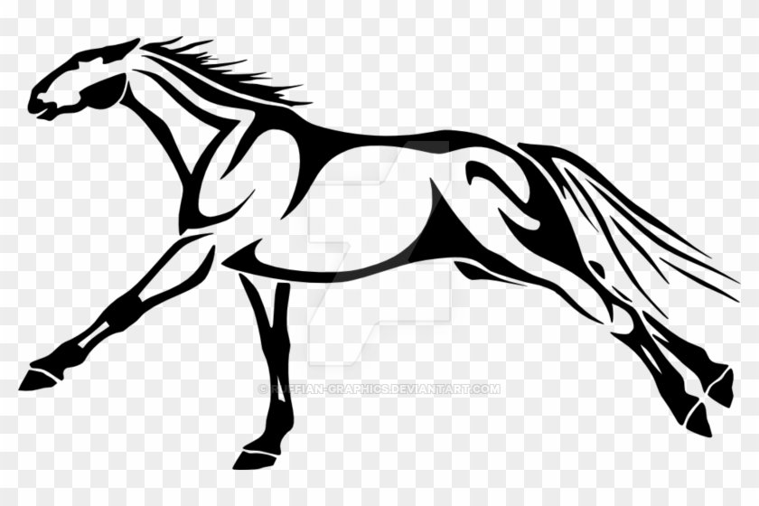 Running Horse Logo By Ruffian-graphics - Horse Running Logos - Full ...