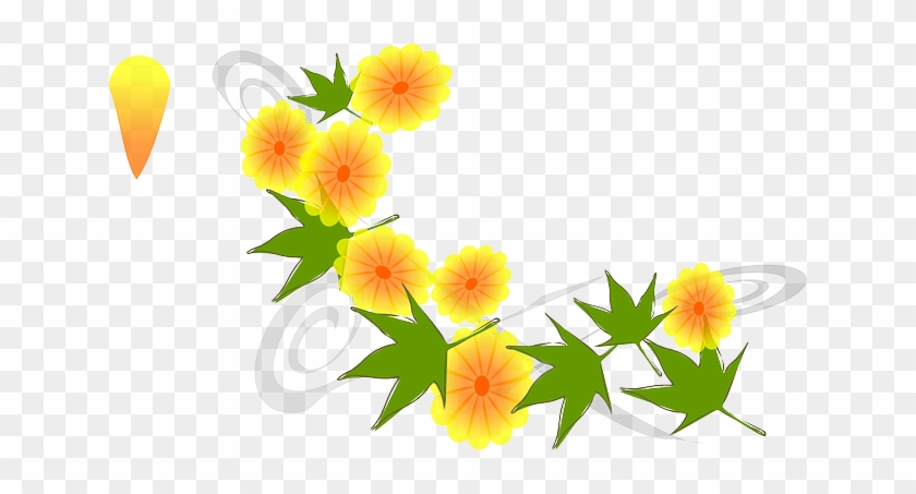 Inspired Yellow, Flower, Flowers, Japanese, Nature, - Mother's Day Clip Art #62877