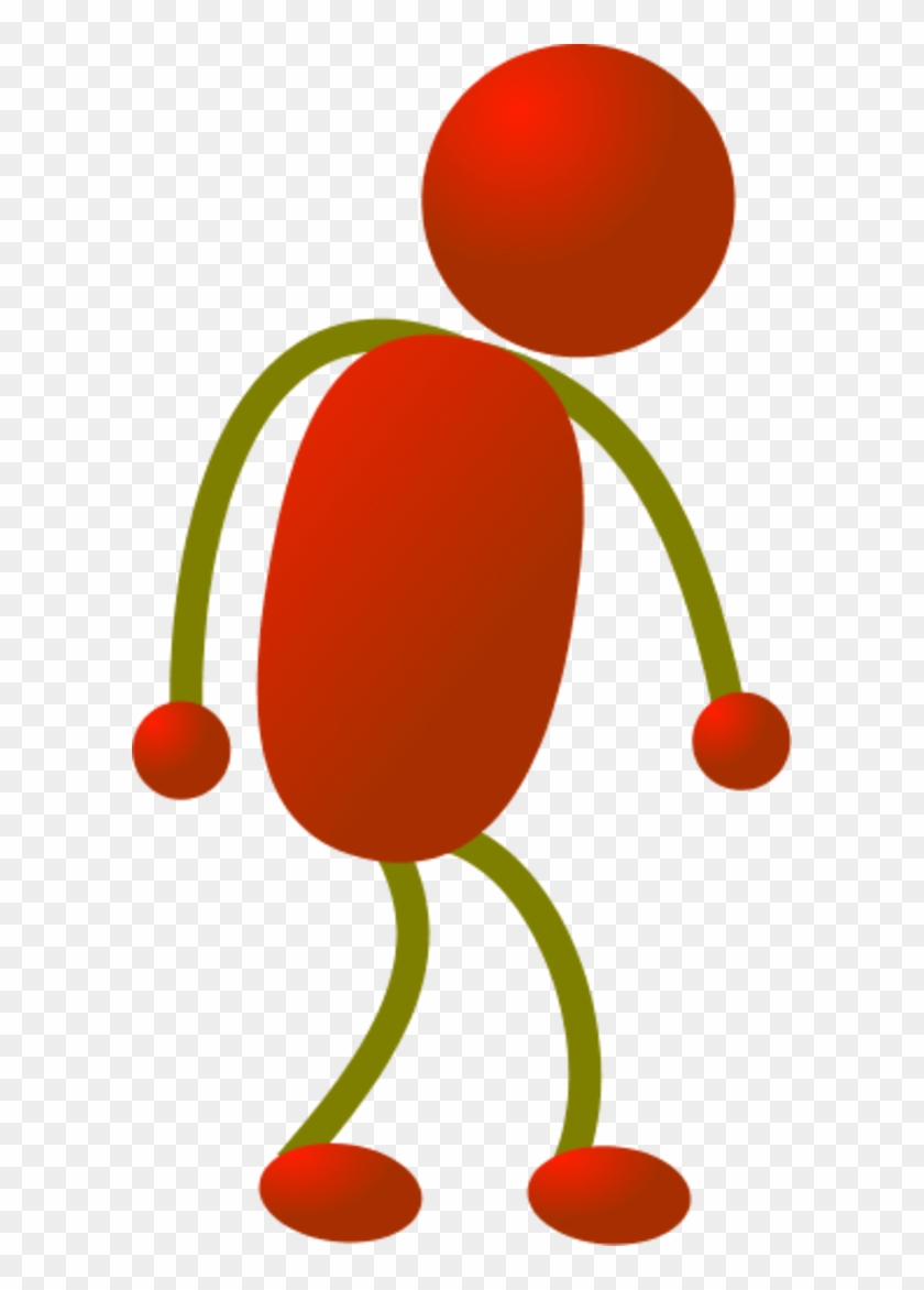 Red Stick Man Clip Art at  - vector clip art online
