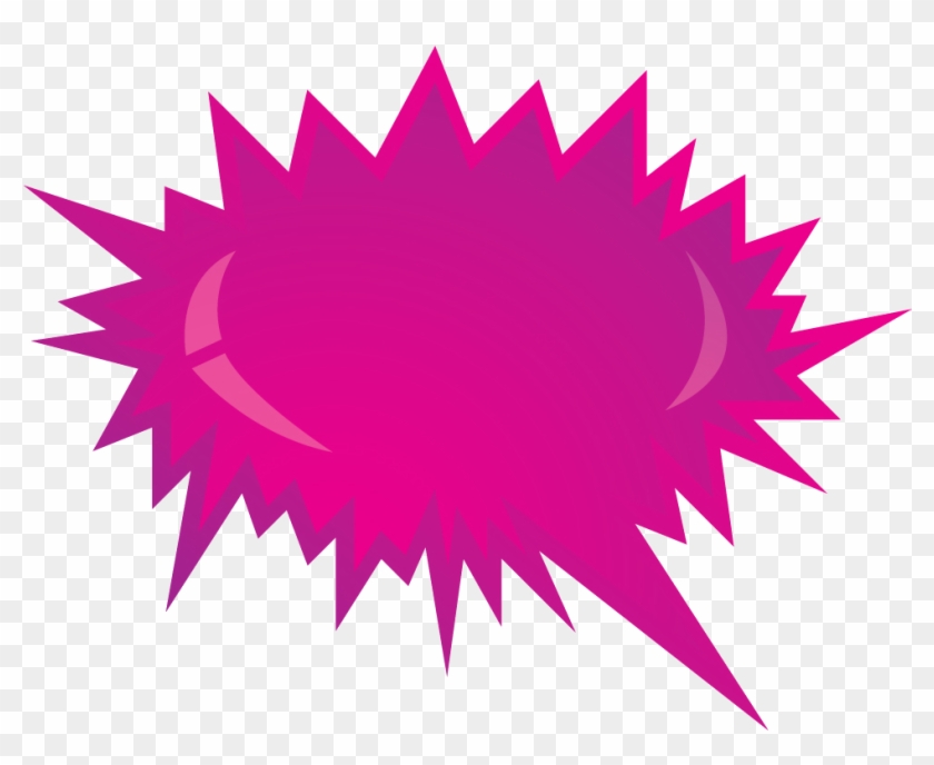 Pink Explosion - Clip Art #64090