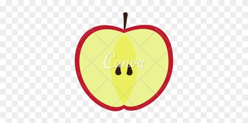 Apple Slice Healthy Fruit Icon - Apple #386039