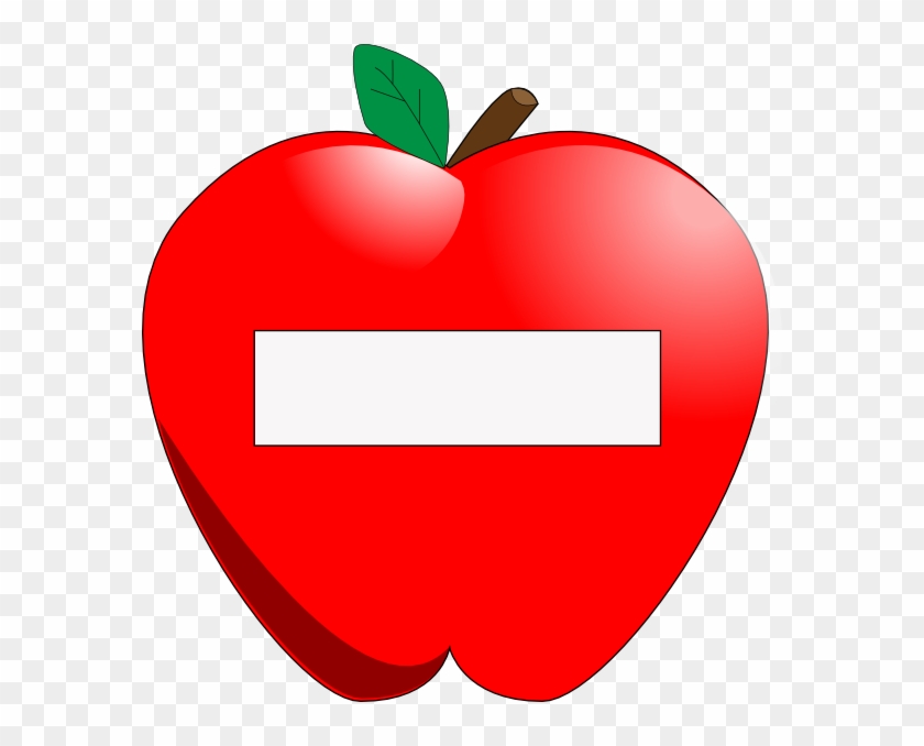 Apple Name Tag Clip Art At Clker Apple Name Tags Printable Free Transparent PNG Clipart