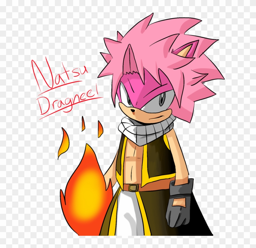 Fairy Tail Natsu Dragneel with Fire Sticker - Free PNG Download