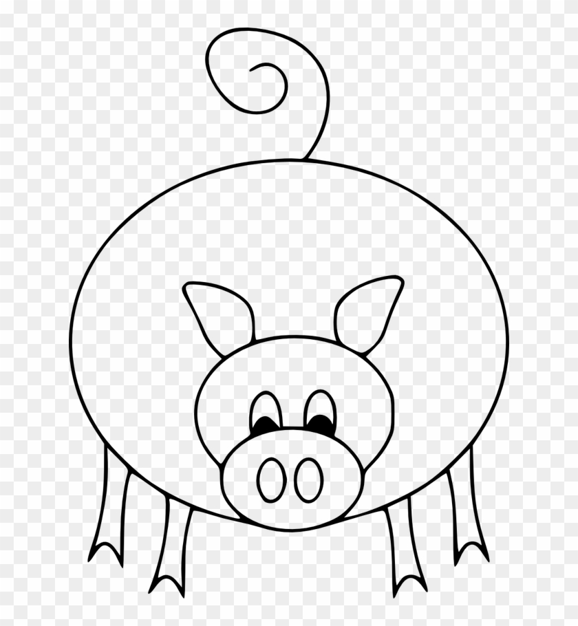 Pig Free Digital Stamp - Pig #388369